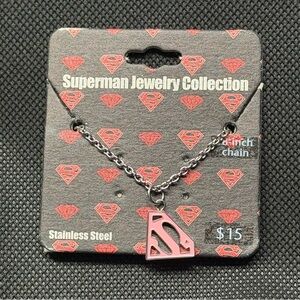 DC Comics Pink Superman Necklace